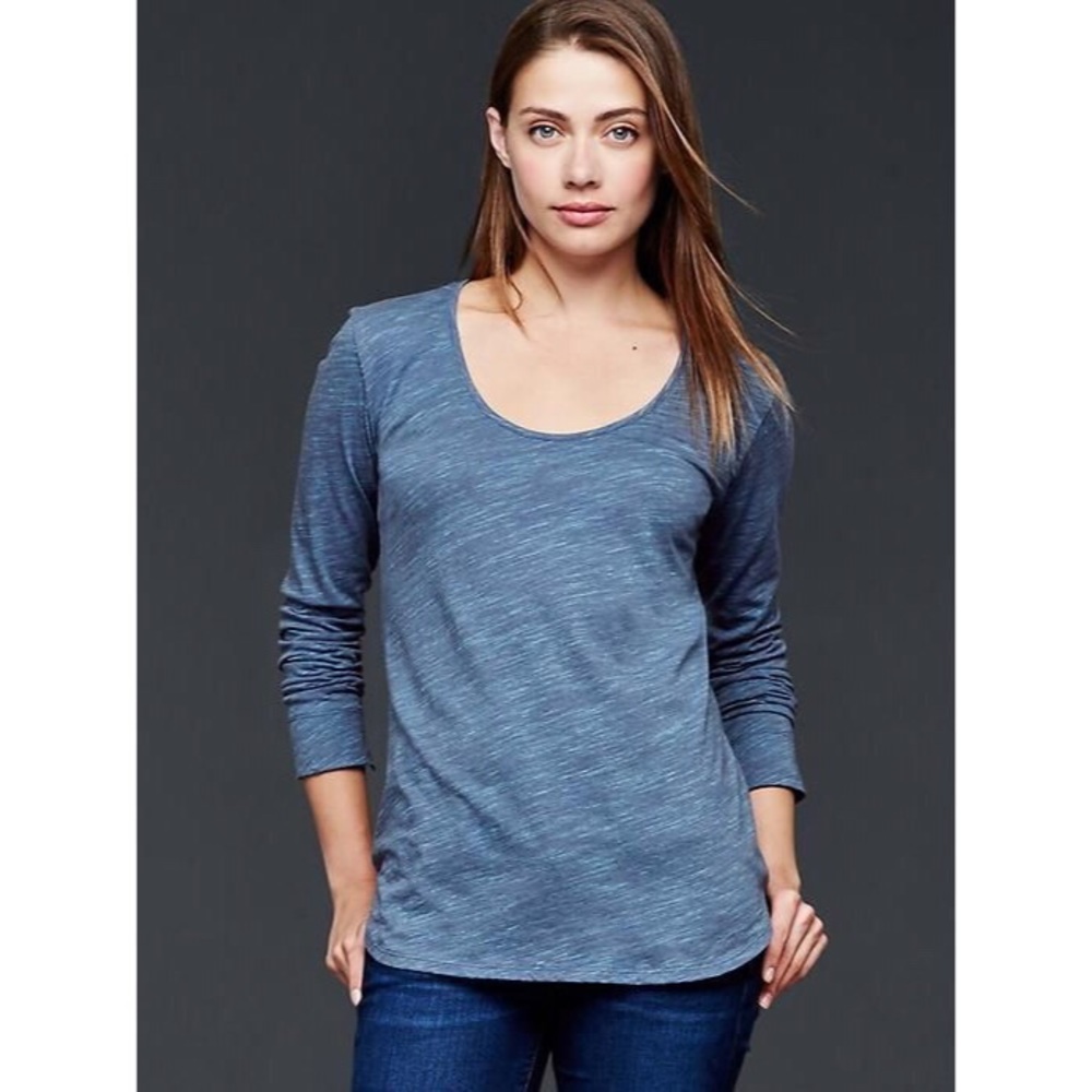 Gap | Spacedye Long-Sleeve Tee - Picture 6 of 6
